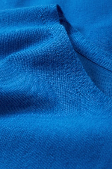 Damen - Feinstrick-Pullover - blau