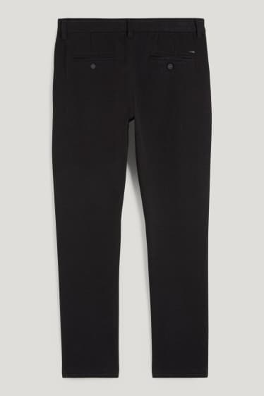 Heren - Chino - slim fit - Flex - zwart