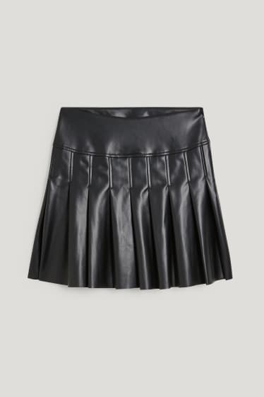 Clockhouse Girls - CLOCKHOUSE - Rock - Lederimitat - schwarz