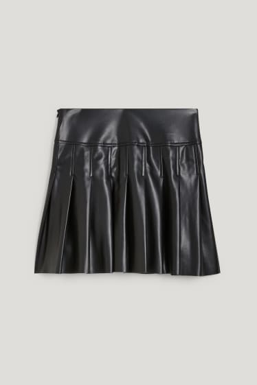 Clockhouse Girls - CLOCKHOUSE - Rock - Lederimitat - schwarz