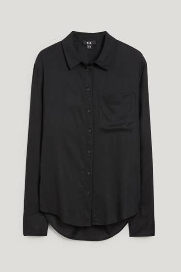 Damen - Bluse - schwarz