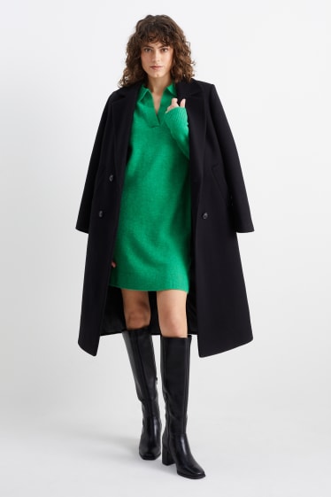Damen - Strickkleid - grün