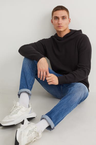 Herren - Kapuzenpullover - schwarz