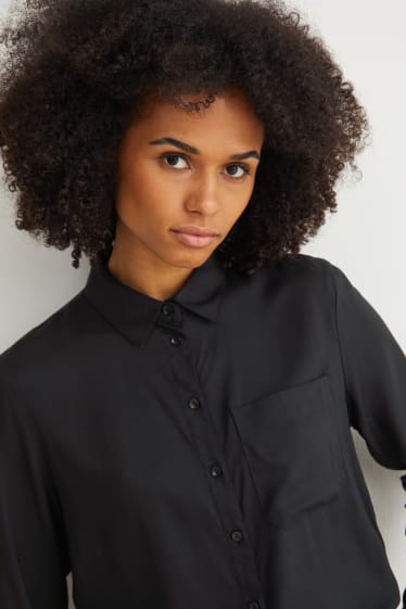 Damen - Bluse - schwarz