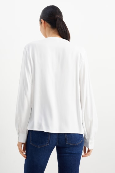Damen - Bluse - weiß