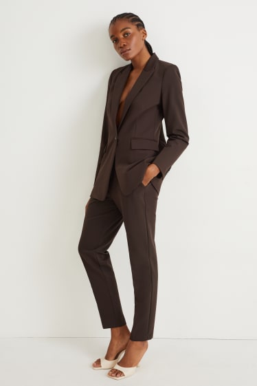 Damen - Business-Blazer - Regular Fit - braun