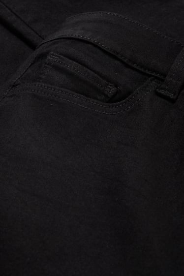 Dames - Set van 2 - jegging jeans - high waist - zwart