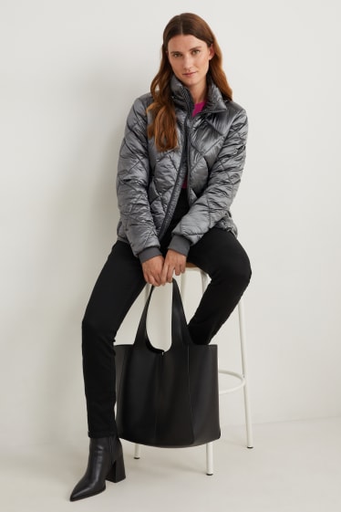 Mujer - Chaqueta acolchada - gris
