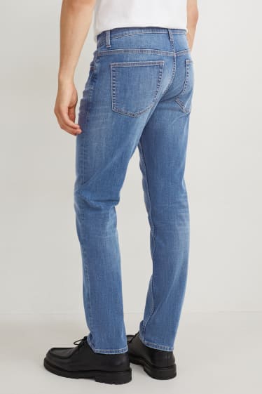 Heren - Tapered jeans - jeansblauw