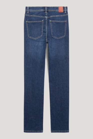Femmes - Straight jean - high waist - LYCRA® - jean bleu