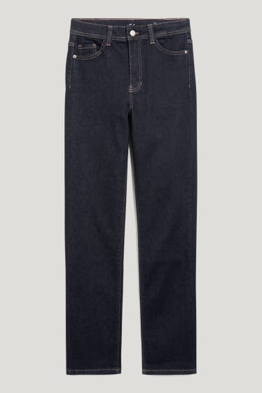 Mujer - Straight jeans - high waist - LYCRA® - vaqueros - azul oscuro