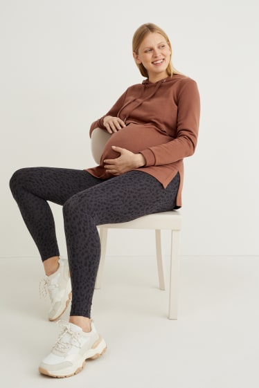 Damen - Still-Hoodie - dunkelbraun