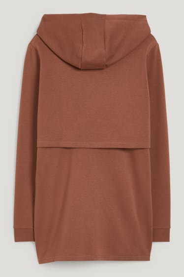 Damen - Still-Hoodie - dunkelbraun