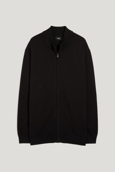 Herren XL - Strickjacke - schwarz