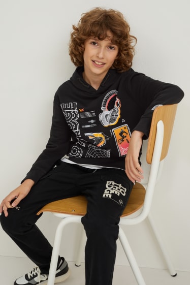 Kids Boys - Hoodie - schwarz