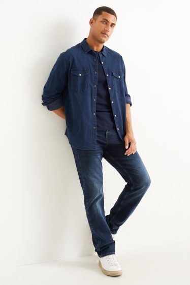 Herren - Straight Jeans - Flex Jog Denim - LYCRA® - jeans-dunkelblau