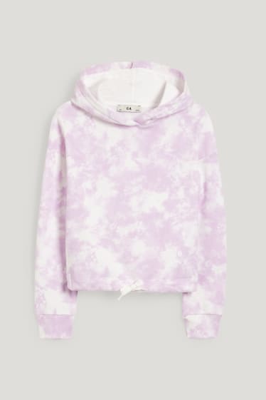 Kids Girls - Hoodie - gemustert - hellviolett