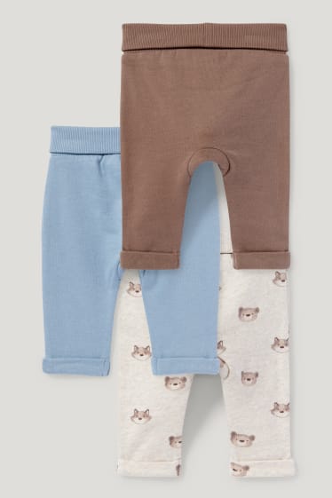 Exklusiv Online - Multipack 3er - Baby-Jogginghose - hellbeige