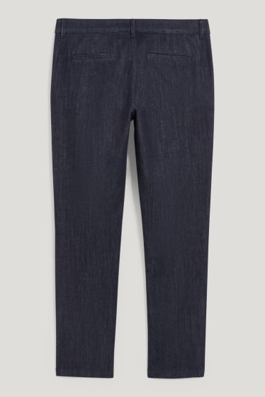 Men - Chino jeans - tapered fit - dark blue