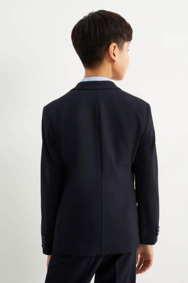Băieți - Sacou modular - stretch - LYCRA® - albastru închis