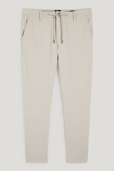Bărbați - Chino - tapered fit - bej deschis