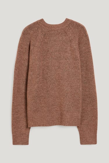 Damen - Pullover - braun