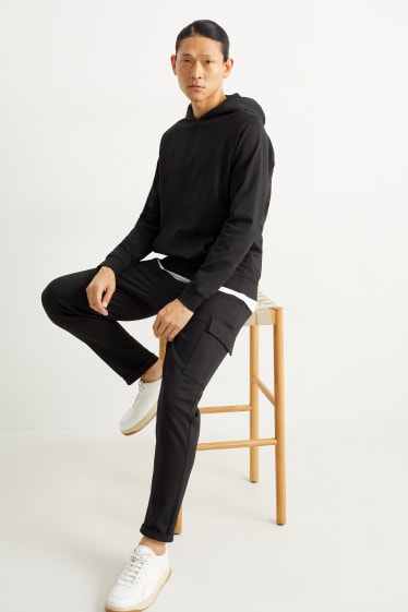 Herren - Hoodie - Flex - schwarz