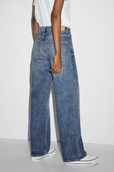 Clockhouse femme - CLOCKHOUSE - relaxed jean - mid waist - jean bleu clair