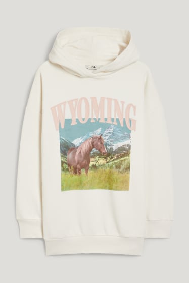 Kids Girls - Hoodie - cremeweiß