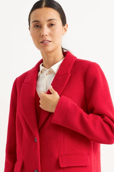 Mujer - Abrigo - rojo