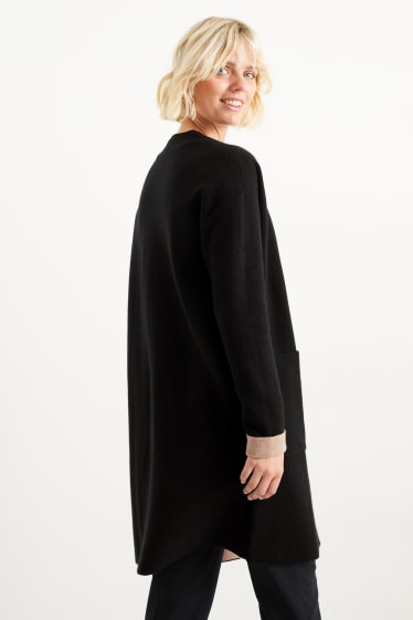 Damen - Strickjacke - schwarz