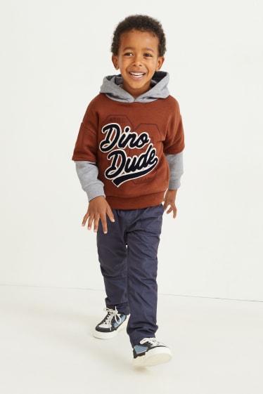 Toddler Boys - Hoodie - 2-in-1-Look - braun