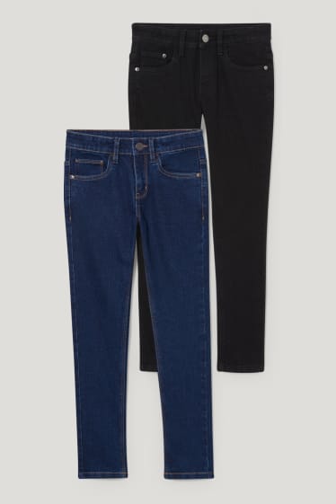 Băieți - Multipack 2 buc. - skinny jeans - negru