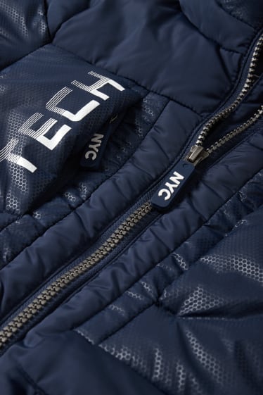 Toddler Boys - Steppjacke mit Kapuze - dunkelblau