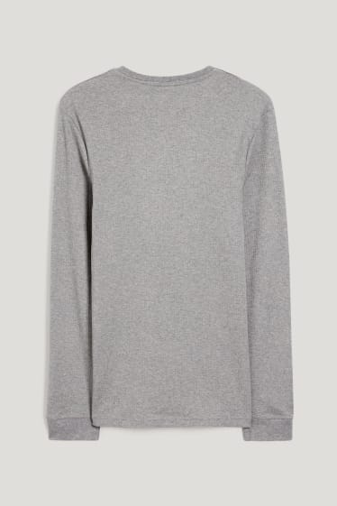 Men - Thermal base layer top - gray-melange