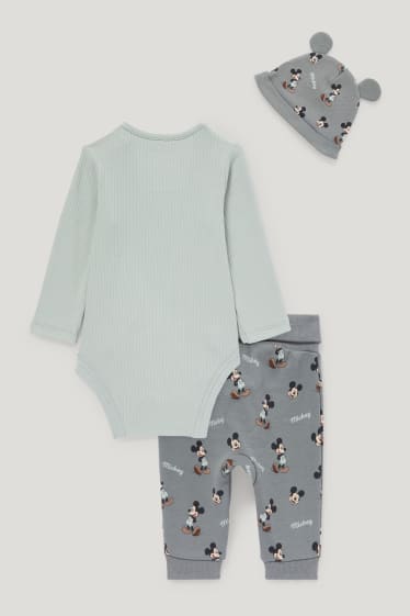 Baby Boys - Micky Maus - Baby-Outfit - 3 teilig - mintgrün
