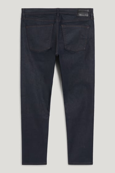 Heren - Tapered jeans - donkerblauw