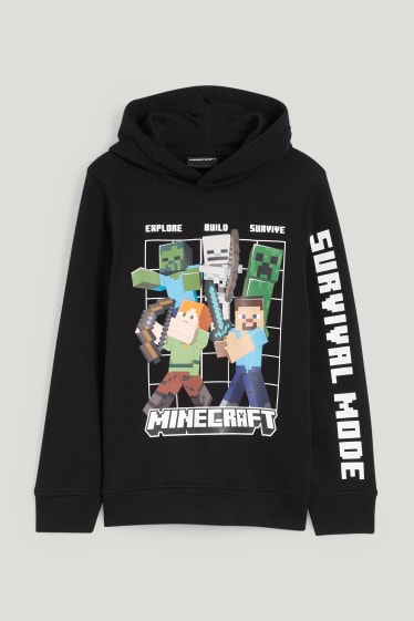 Kids Boys - Minecraft - Hoodie - schwarz
