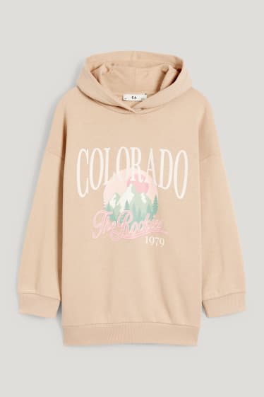 Kids Girls - Hoodie - taupe