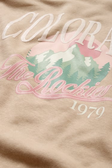 Kids Girls - Hoodie - taupe