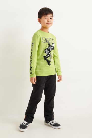 Kids Boys - Langarmshirt - hellgrün