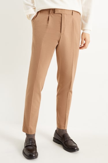 Herren - Baukasten-Hose - Regular Fit - Flex - Stretch - hellbraun