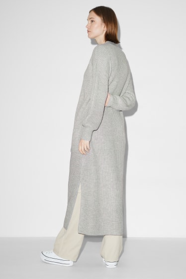 Clockhouse Girls - CLOCKHOUSE - Lange Strickjacke - hellgrau
