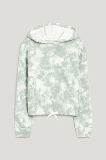 Kids Girls - Hoodie - gemustert - hellgrün
