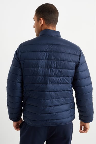 Heren - Gewatteerde jas - donkerblauw