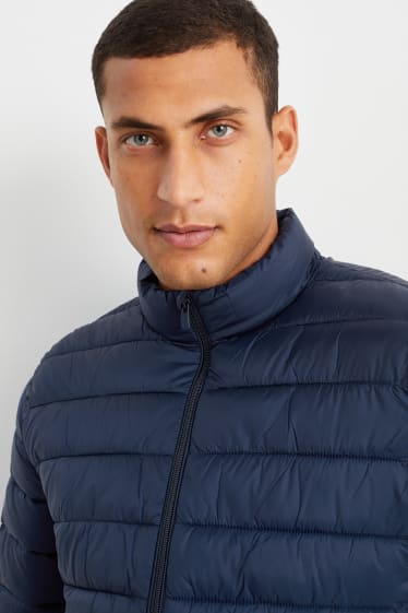 Heren - Gewatteerde jas - donkerblauw
