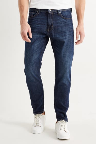 Heren - Tapered jeans - LYCRA® - jeansdonkerblauw