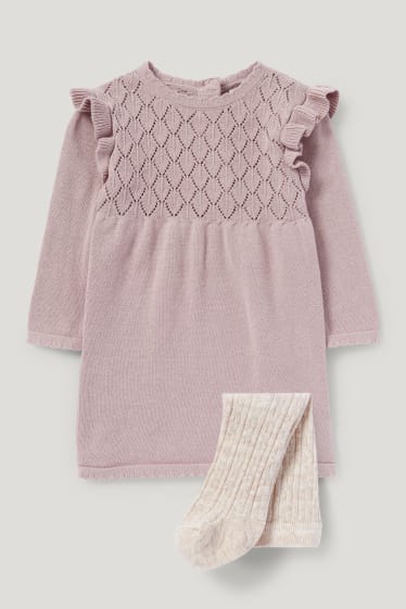 Exklusiv Online - Baby-Outfit - 2 teilig - beige