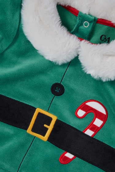 Baby Boys - Elf - Baby Christmas outfit - 3 piece - green