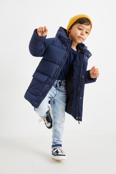 Toddler Boys - Steppjacke mit Kapuze - dunkelblau